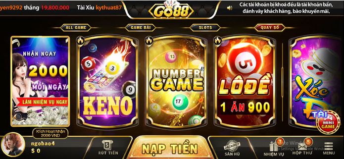 Gioi thieu game bai Go88 online