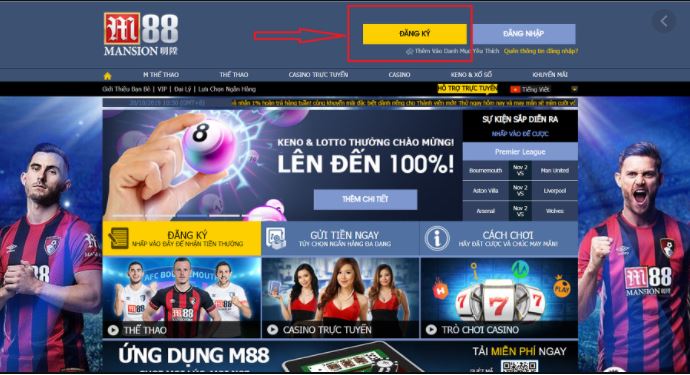 Cách tham gia cá cược M88 Cach tham gia dat cuoc M88