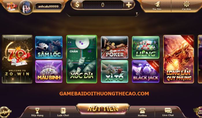 Danh gia game bai doi thuong Zowin