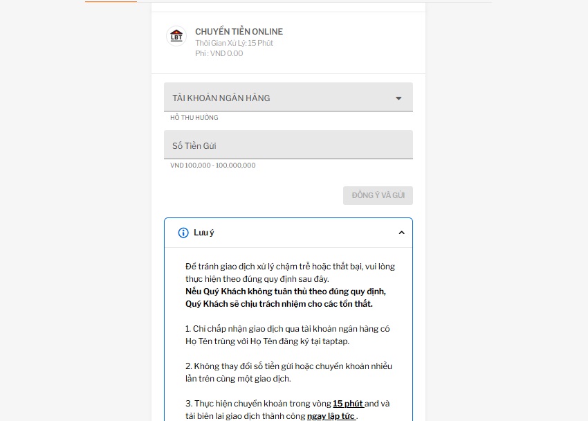 Cach gui tien 188Bet qua chuyển tiền online 