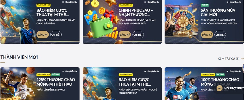 Chuong trinh khuyen mai M88 day du