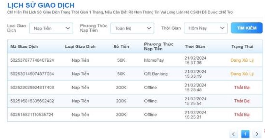 Luu y quan trong khi nap tien Bong88
