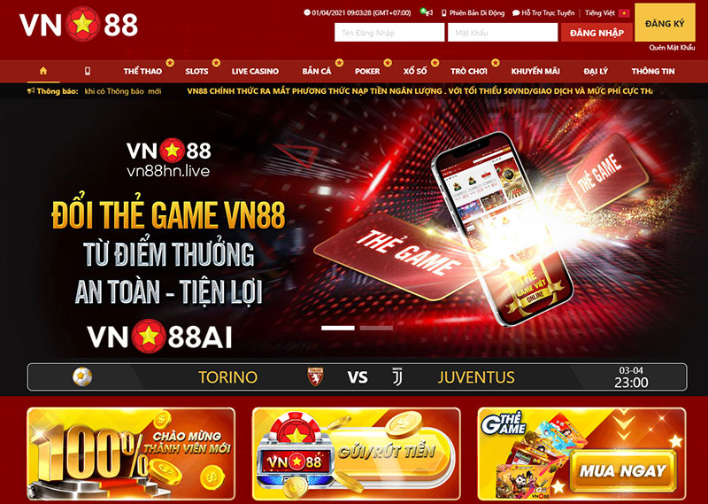 Danh gia uu diem nha cai the thao Vn88