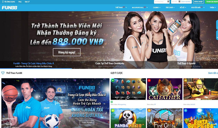 Trang ca cuoc uy tin cho nguoi Viet - Fun88