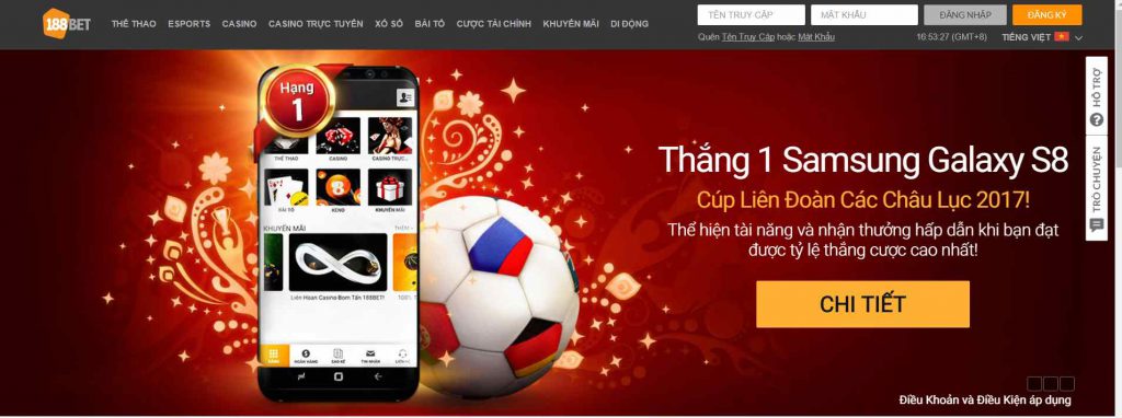 188BET - trang ca do bong da uy tin nhat Viet Nam