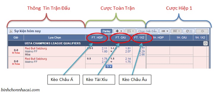 Huong dan cach ca do bong da