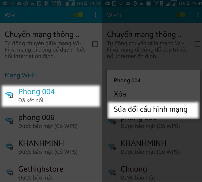 Cach doi DNS cho IOS de dang 