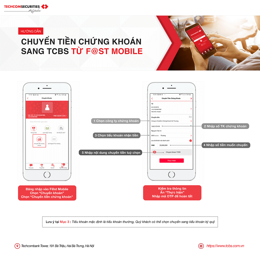 Cac buoc nap tien dien thoai Techcombank