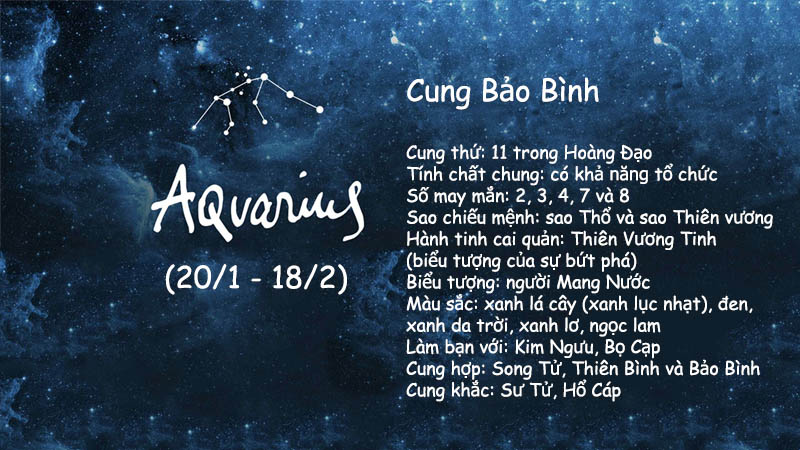 Su nghiep cua cung Bao Binh 
