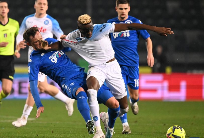 Biến động kèo Napoli vs Empoli 18H30 ngày 12/11/23 Serie A tại Letou