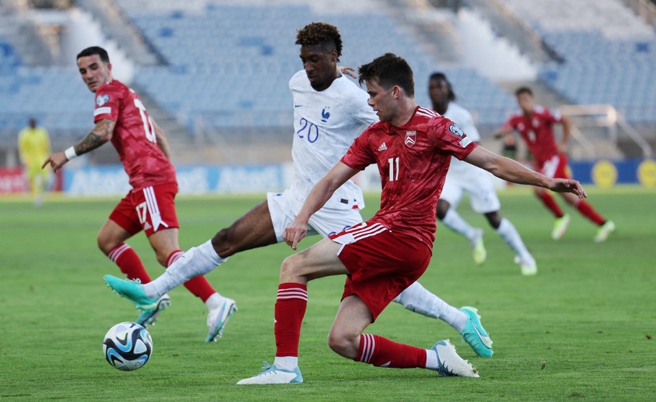 Biến động kèo Pháp vs Gibraltar 2H45 ngày 19/11/23 VL EURO tại Bong88
