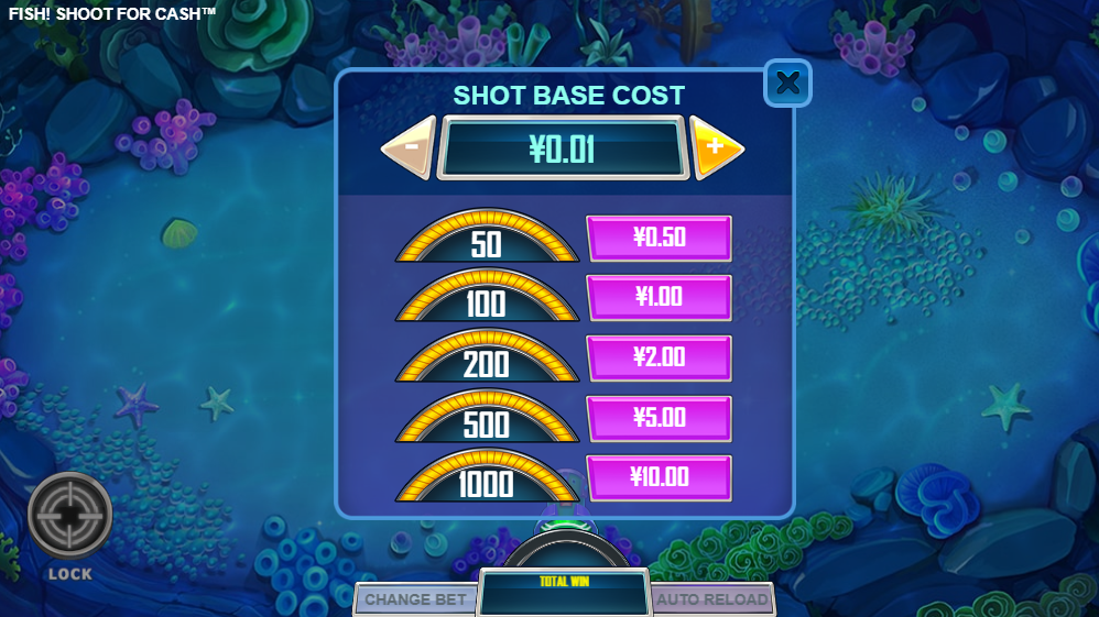 Muc cuoc Fish Shoot For Cash