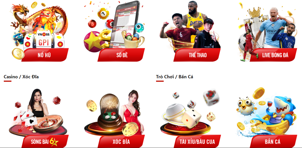 Cac tro choi ca cuoc tai Vn88