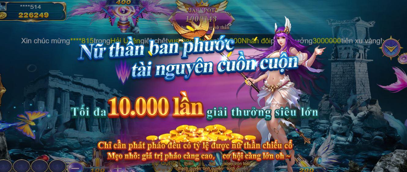 Athena Fishing W88: Game bắn cá siêu thị hấp dẫn
