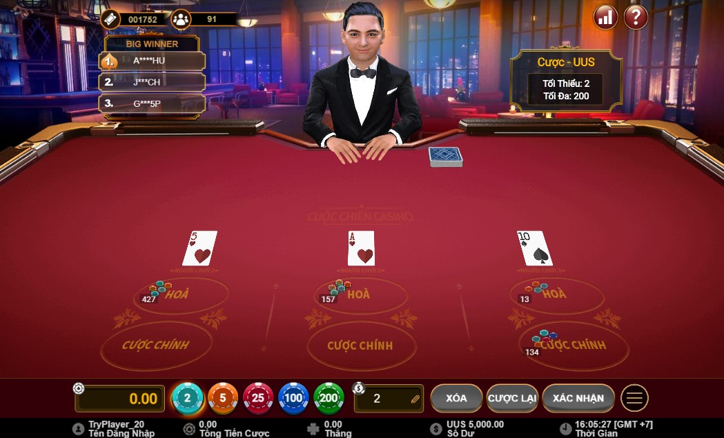 Gioi thieu game cuoc chien casino Vn88 