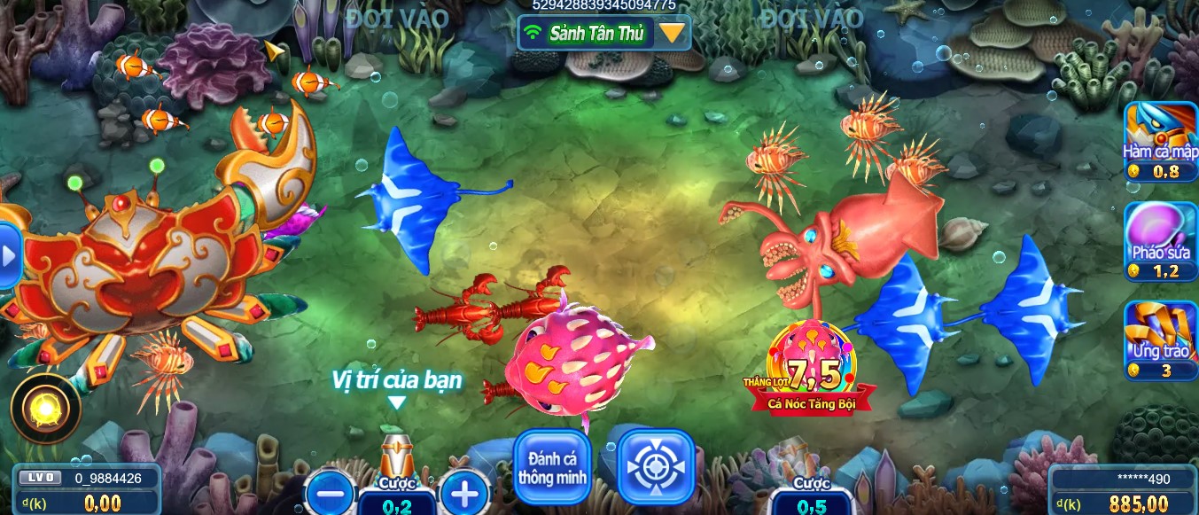 Khám phá game All-star Fishing W88  
