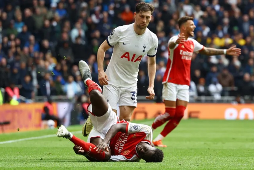 Kết quả kèo Arsenal vs Tottenham 3H ngày 16/1/25 NHA tại Jbo