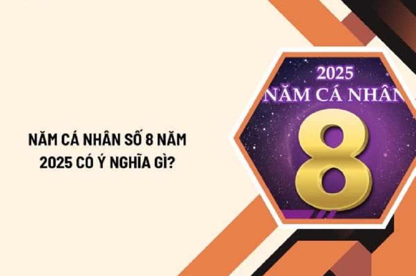 Ý nghĩa thần số học số 8 năm 2025 ra sao? Moi lien he than so hoc so 8 voi nam 2025