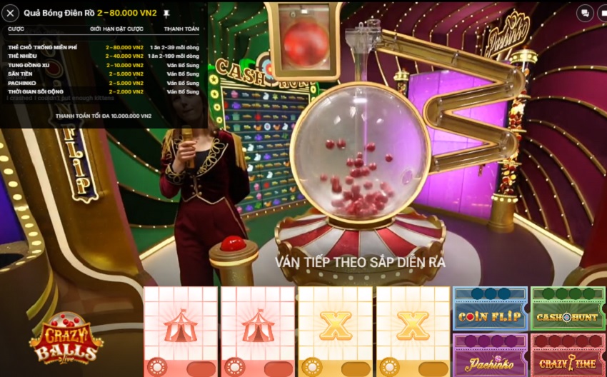 Quy tac choi game Crazy Ball Fb88