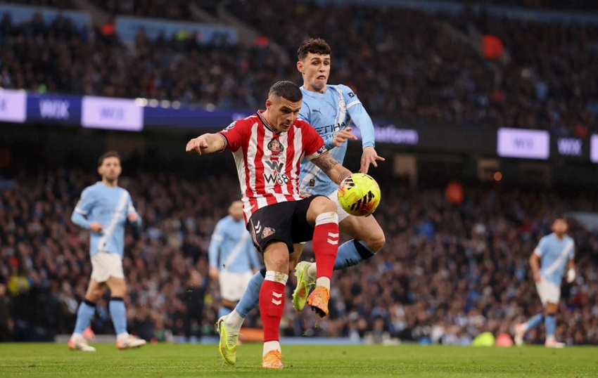Ket qua tran Sunderland vs Man City moi nhat