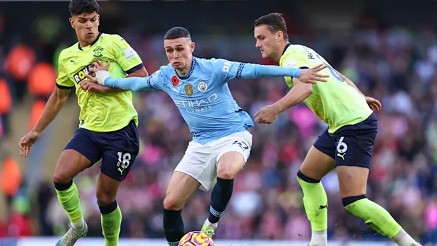 Ty so Man City vs Southampton toi nay